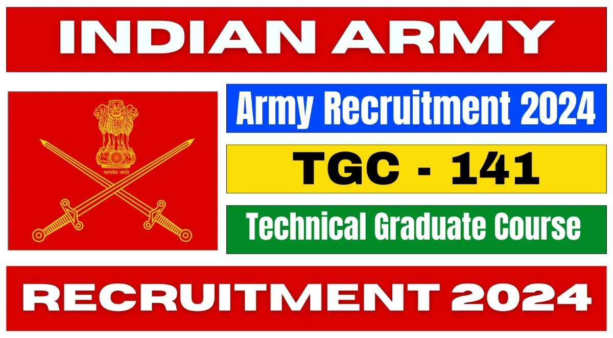 Indian Army TGC 141 Online Form 2024