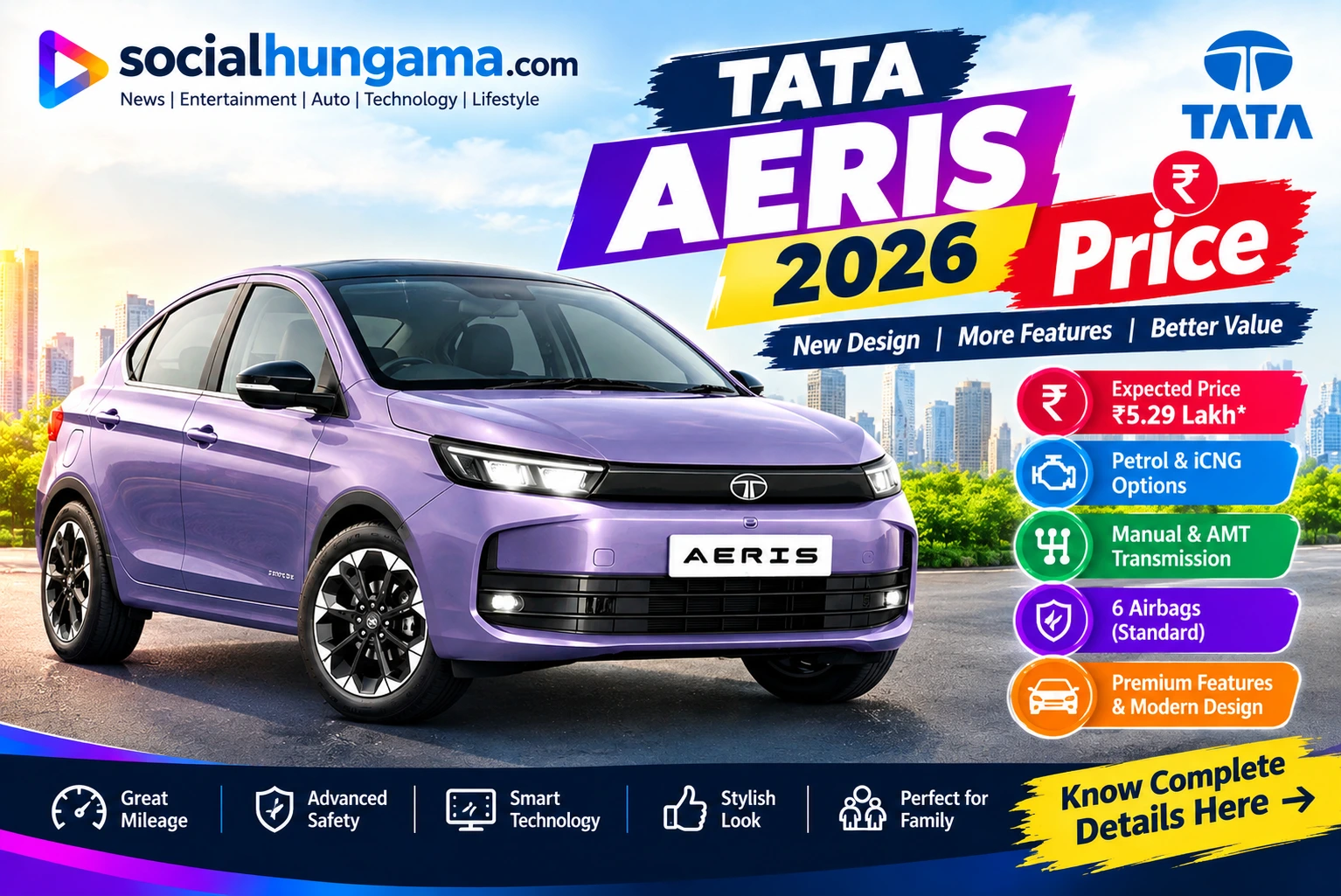 TATA Aeris Price