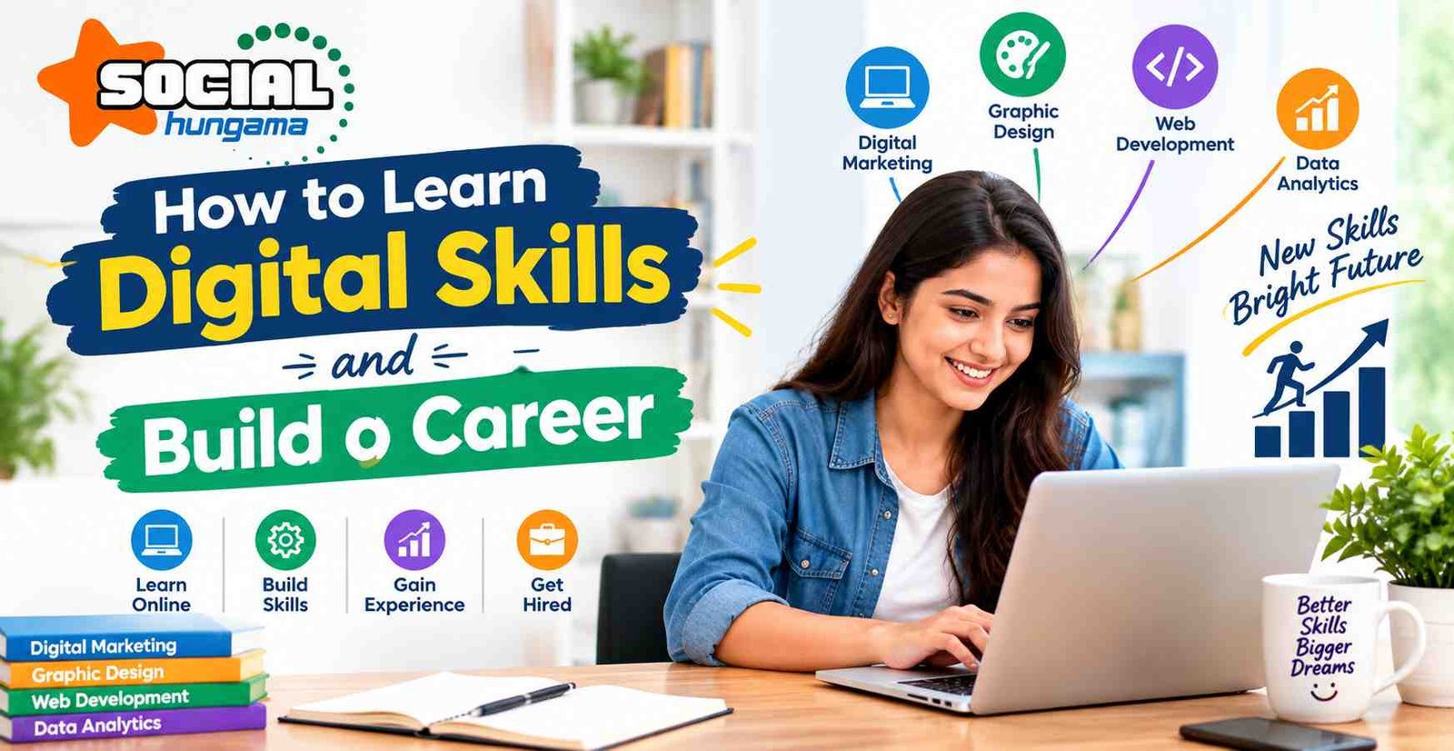How to learn digital skills and build a career